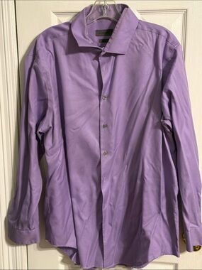 Calvin Klein Lavender Dress Shirt - Long Sleeve Button-Up
